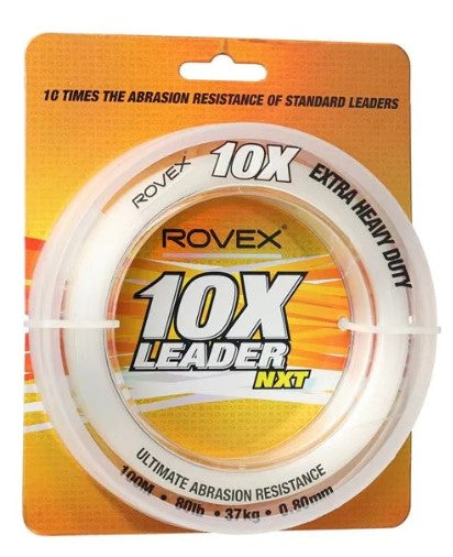 Rovex | 10x Monofilament Leader | 100m | Clear