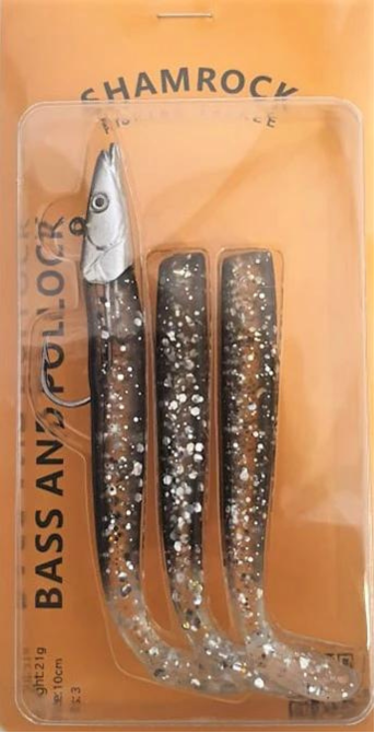 Load image into Gallery viewer, Wildhunter.ie - Shamrock Tackle | Rigged Sandeels - Sea Fishing Lures