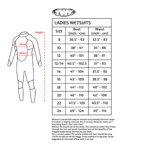 Load image into Gallery viewer, Wildhunter.ie - Twf | Turbo Full Ladys Wetsuit | Black/Pink - Wetsuits