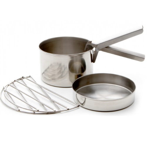 Load image into Gallery viewer, Wildhunter.ie - Kelly Kettle | Cook Set (Stainless Steel) - Large for Base Camp or Scout Models - Camping Accessories