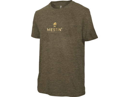 Wildhunter.ie - Westin | Style T-Shirt | Moss Melange -  Fishing Tshirts