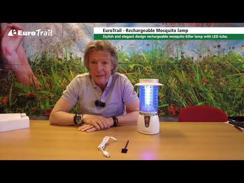 Load and play video in Gallery viewer, EuroTrail | Mosquito Killer Lamp | Rechargeable