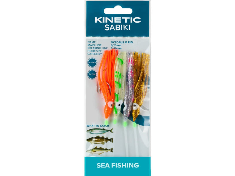 Load image into Gallery viewer, Wildhunter.ie - Kinetic | Sabiki | Octopus | #3 - Sea Fishing Lures