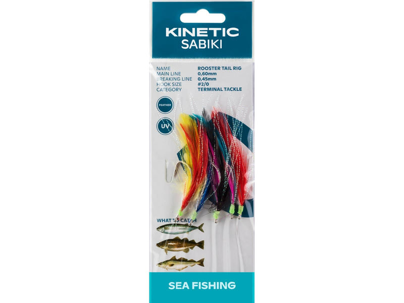 Load image into Gallery viewer, Wildhunter.ie - Kinetic | Sabiki Rooster Tail | #2/0 - Sea Fishing Lures