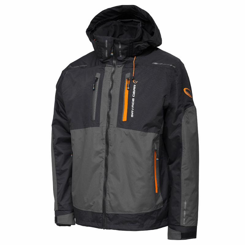 Load image into Gallery viewer, Wildhunter.ie - Savage Gear | Waterproof Performance Jacket | Black Ink / Grey - Fishing Jackets