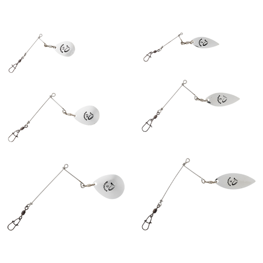 Wildhunter.ie - Savage Gear | Easyon Spinner Bait Kit | Silver | 2pcs -  Predator Spinners