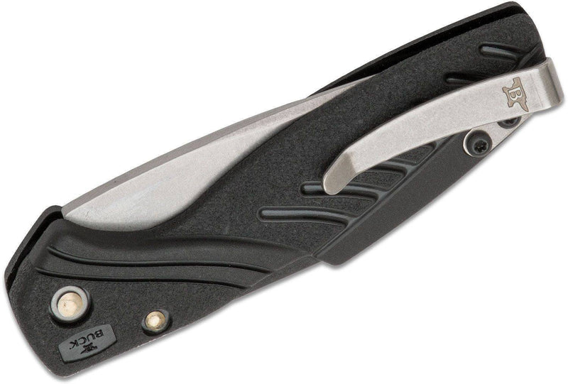 Load image into Gallery viewer, Wildhunter.ie - Buck 364 Rival Slipjoint Folding Knife 2.76" Stonewashed Drop Point, Black Injection Molded Nylon Handles - Knives