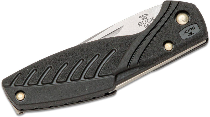 Load image into Gallery viewer, Wildhunter.ie - Buck 364 Rival Slipjoint Folding Knife 2.76" Stonewashed Drop Point, Black Injection Molded Nylon Handles - Knives
