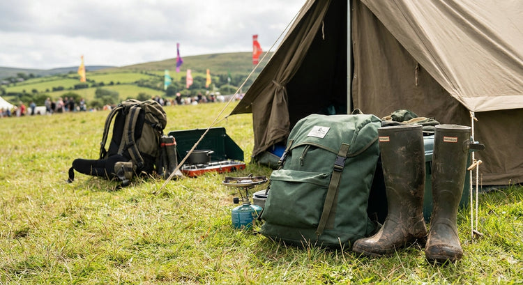 Camping gear for festivals in Ireland
