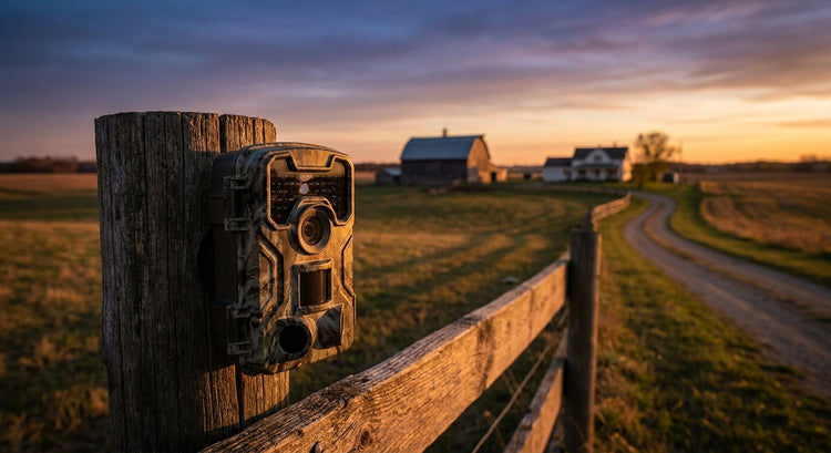 Trail cameras for farm and property security