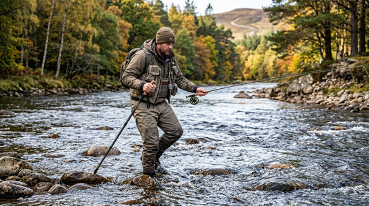 Wading staffs for river and stream fishing