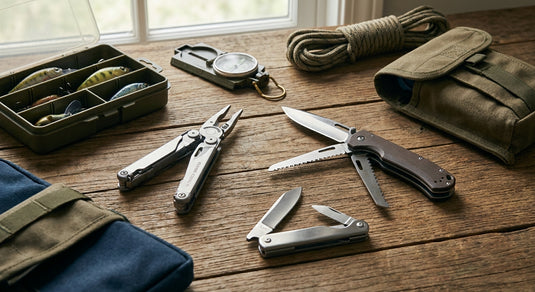 Multi-tools for anglers and campers