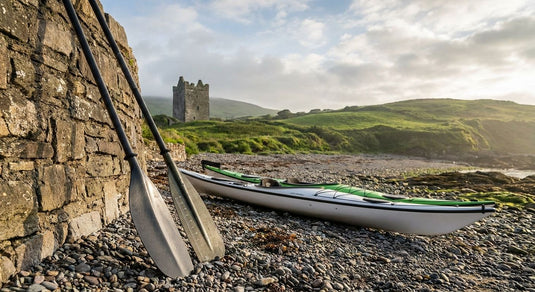 Kayak paddles for touring and fishing in Ireland