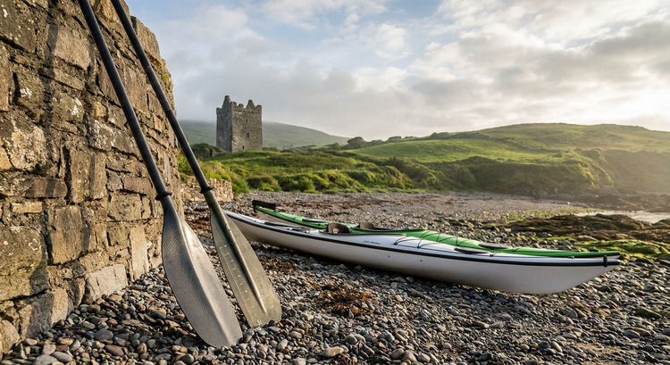 Kayak paddles for touring and fishing in Ireland