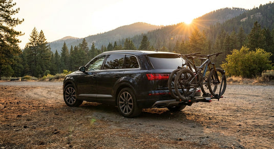 Bike racks for transporting bikes to trails
