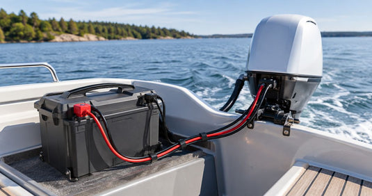 Marine battery to electric outboard motor: complete 2026 power setup
