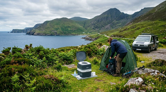 Portable toilets for wild camping and campervans in Ireland