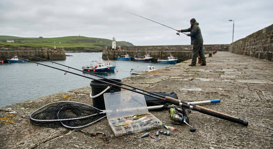 Fishing tackle for pier and harbour fishing in Ireland