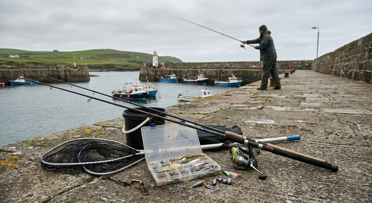 Fishing tackle for pier and harbour fishing in Ireland