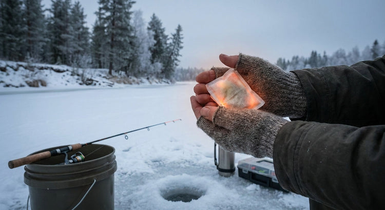 Hand warmers for winter fishing trips