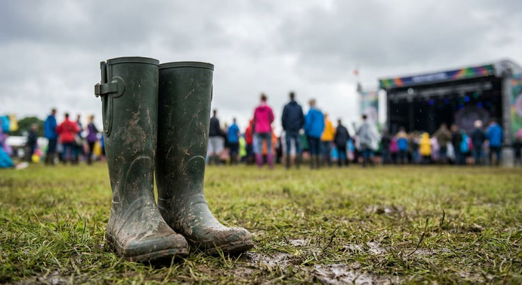 Wellington boots for festivals and wet weather events