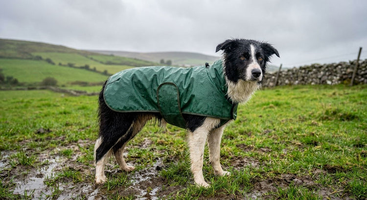 Best dog raincoats for outdoor working dogs in Ireland