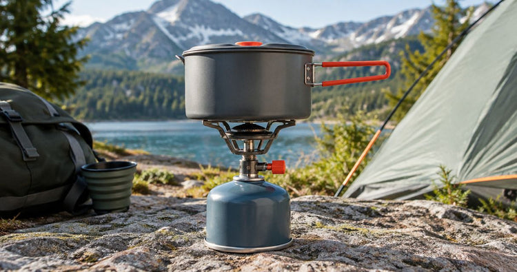 How long does a gas canister last on a camping stove?