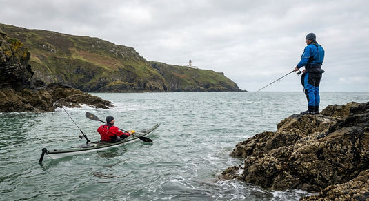 Drysuits for cold water kayaking and sea fishing in Ireland