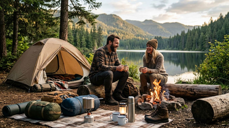 Camping gear for couples on weekend getaways