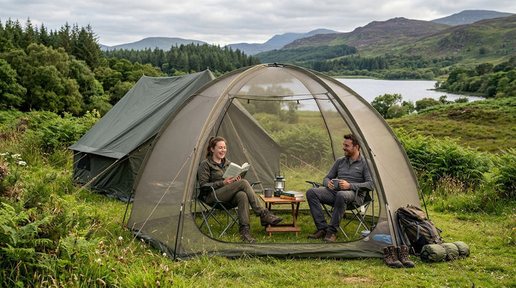Mosquito nets and bug shelters for Irish campsites