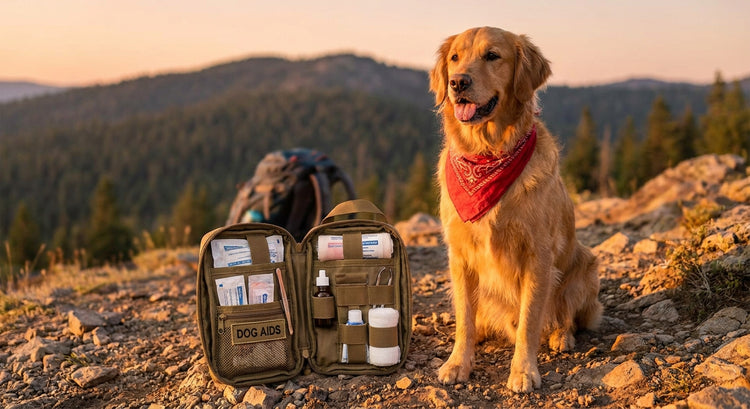 Dog first aid kits for outdoor trips