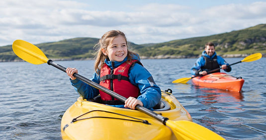 Do children need a life jacket by law when kayaking in Ireland?