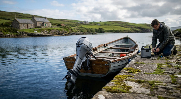 Electric outboard motors for small boats in Ireland