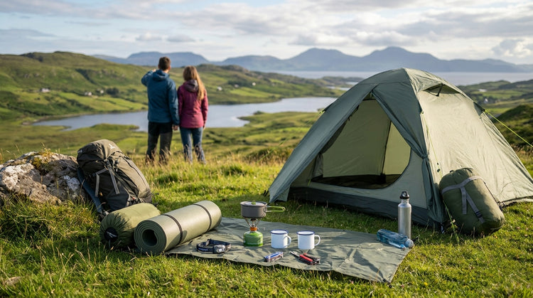 Camping equipment for first-time campers in Ireland