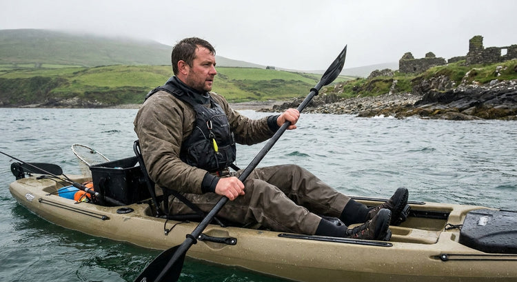 Waterproof clothing for kayak fishing in Ireland