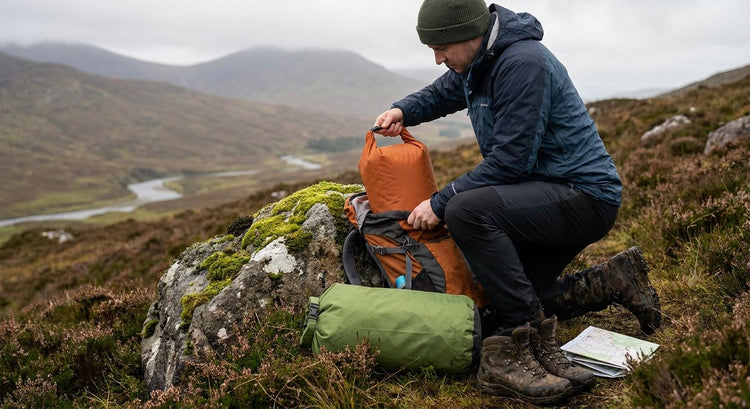 Dry bags for hillwalking and bushcraft trips in Ireland