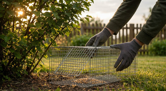 How to set humane traps for pest control