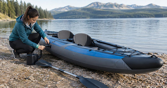 How long does it take to inflate an inflatable kayak?