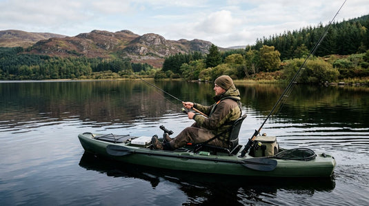 Fishing kayaks with rod holders for Irish lakes