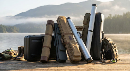Fishing rod cases and travel tubes for protecting your gear