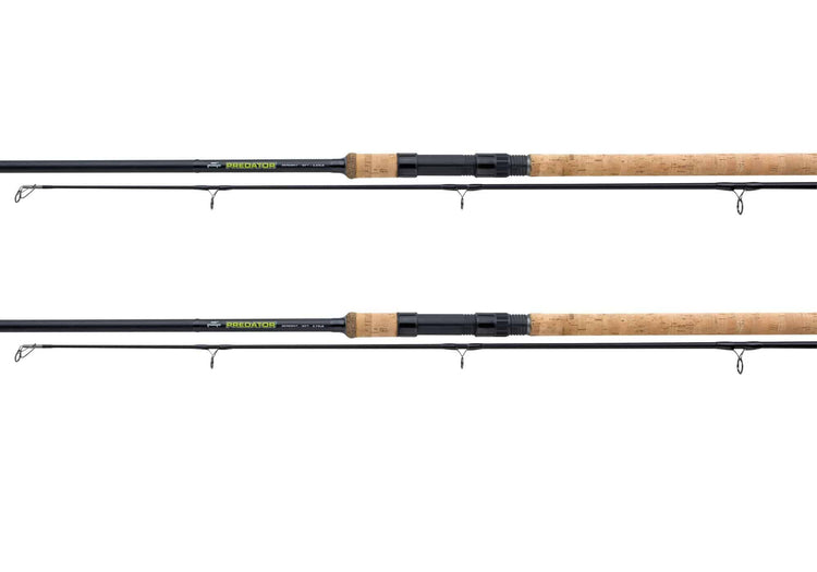 Pike fishing rod set up for deadbaiting in Ireland