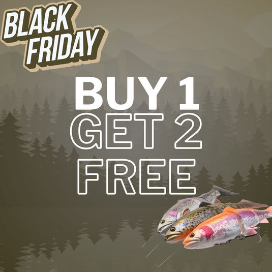 Buy 1 Lure Get 2 More Free Black Friday Special