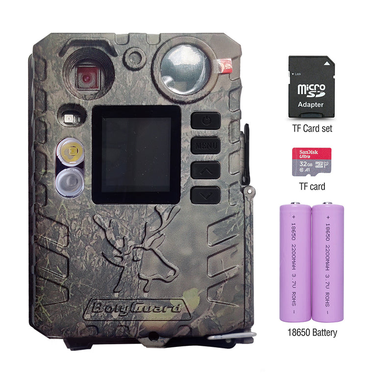 Load image into Gallery viewer, Scout Trail Camera | 37MP/4K | SD Card | Li-ion Batteries | Solar Panel incl.
