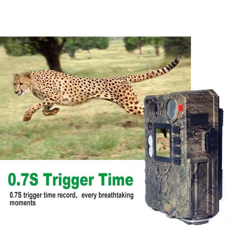 Load image into Gallery viewer, Scout Trail Camera | 37MP/4K | SD Card | Li-ion Batteries | Solar Panel incl.
