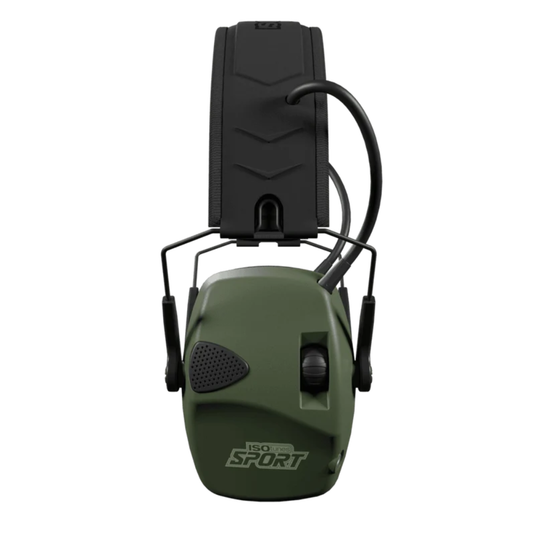 ISOTunes | DEFY Slim Basic Earmuffs | Green