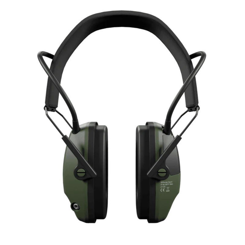 Load image into Gallery viewer, ISOTunes | DEFY Slim Basic Earmuffs | Green
