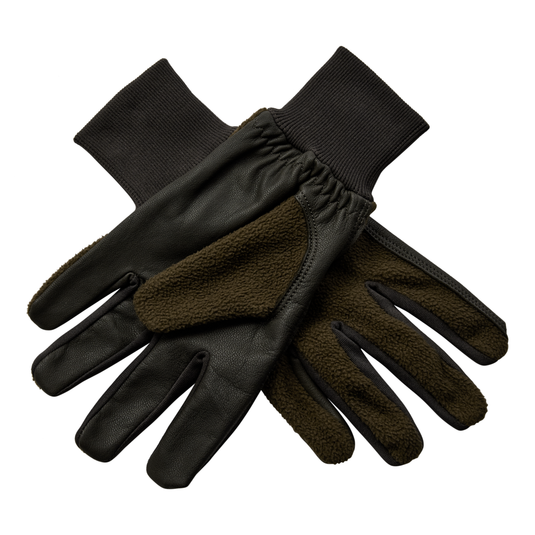 Deerhunter | Fleece Gloves with Leather
