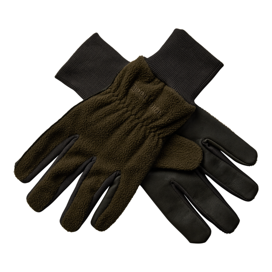 Deerhunter | Fleece Gloves with Leather