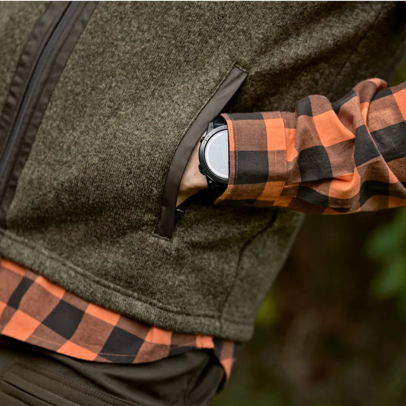 Load image into Gallery viewer, Härkila | Kalix fleece waistcoat | Willow green/Shadow brown
