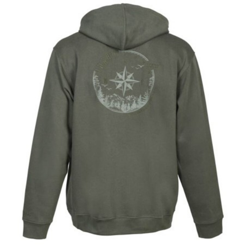 Load image into Gallery viewer, Percussion | Sweatshirt with Zip-Up Hood Forest | Khaki
